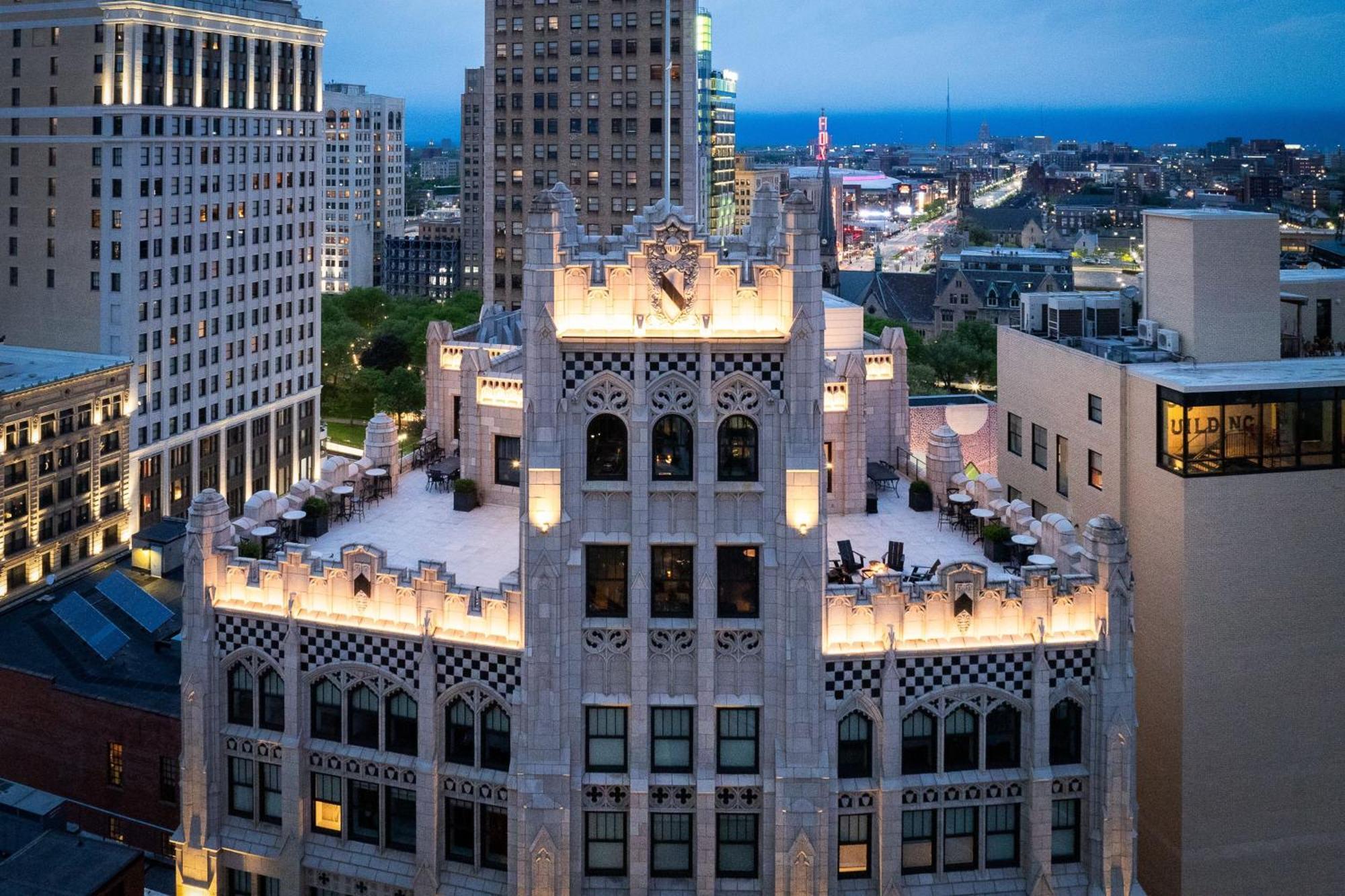 Hotel Element Detroit At The Metropolitan Exterior foto